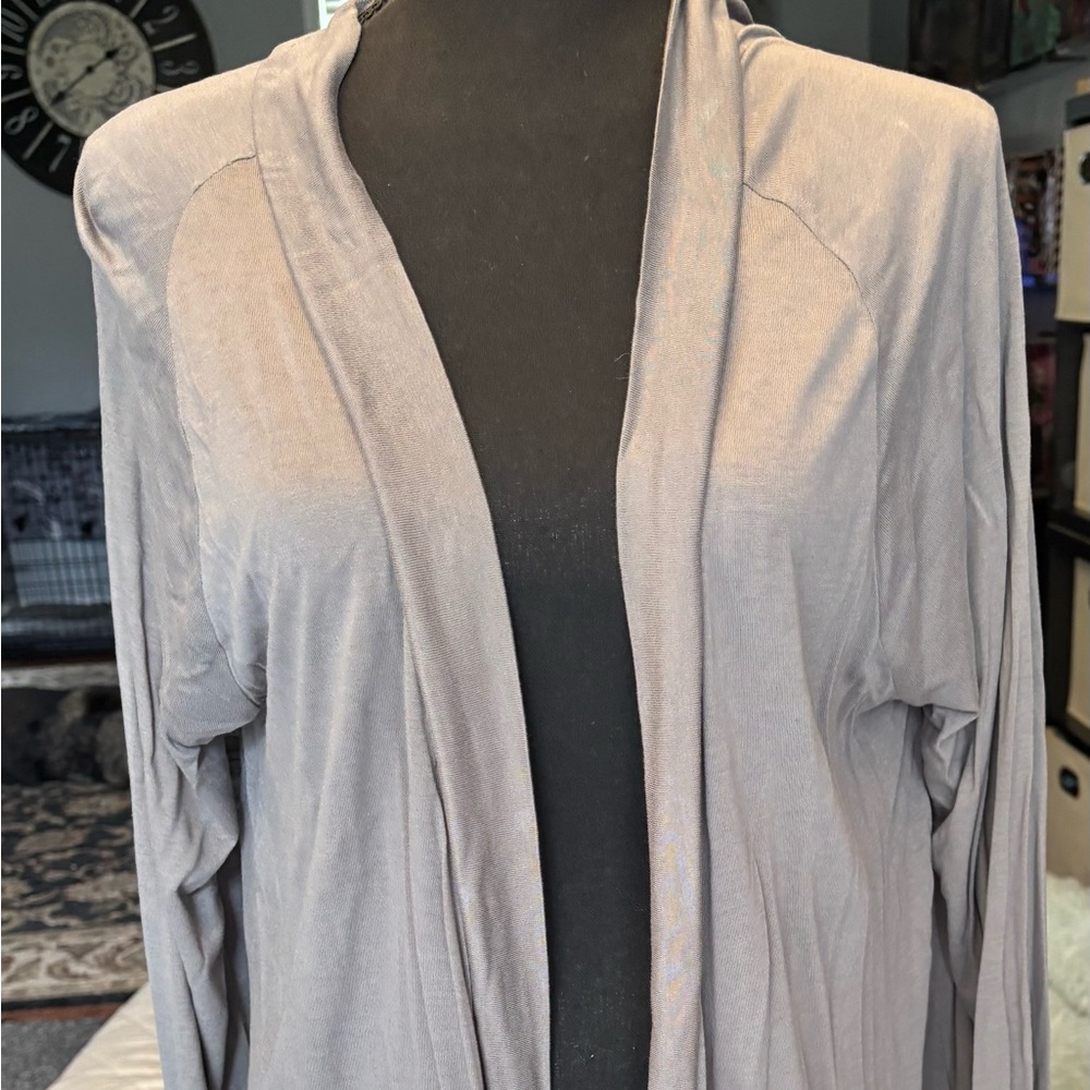 New York & Company Light Gray Top